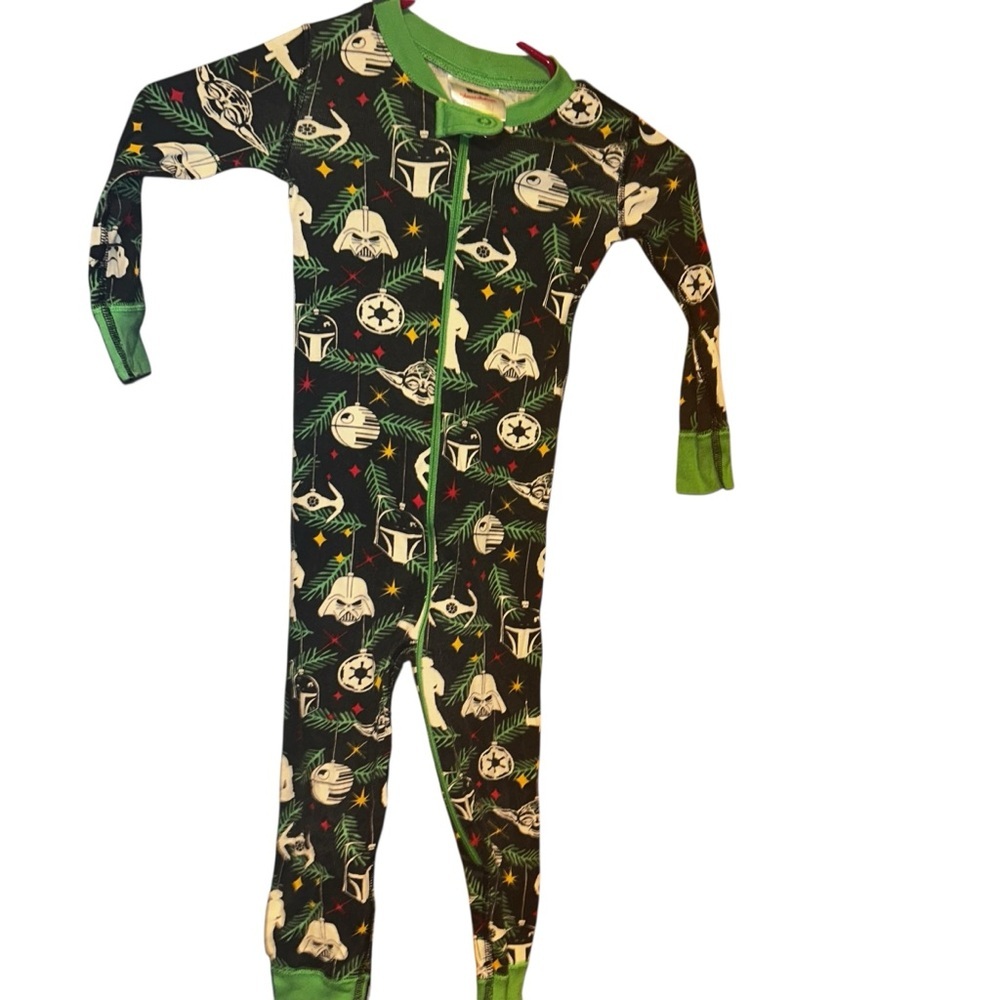 star wars hanna andersson Christmas Xmas holiday pjs toddler size 3